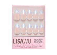 Blueberry Icing press-on nails with glazed finish
