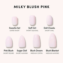Blush Dream press-on nail bundle - full set view