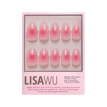 Blushing Aura press-on nails in pink shade