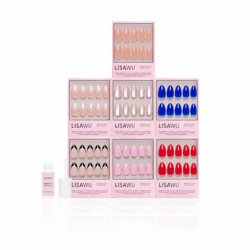 Bright & Light Hues Mani Bundle press-on nails in nude shade