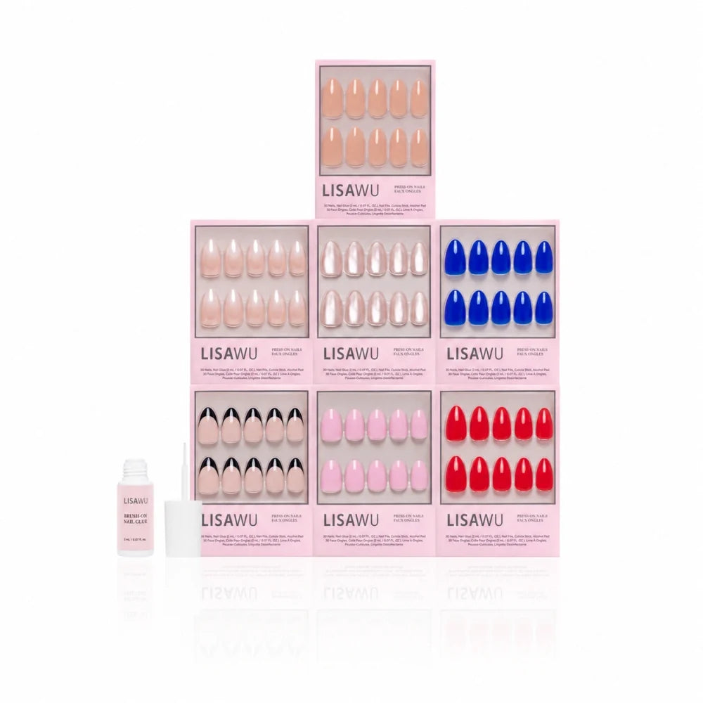 Bright & Light Hues Mani Bundle press-on nails in nude shade