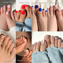 Lisawu Bright & Light Hues Pedi Bundle press-on nail bundle manicure lifestyle photo