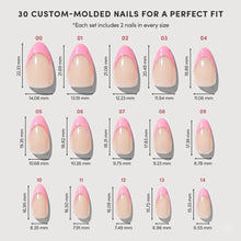 Bubble Gum Glaze press-on nail bundle - full set view