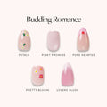 Lisawu Budding Romance press-on nail bundle style selection