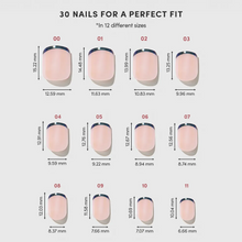 Burnt Miso press-on nails with glossy finish