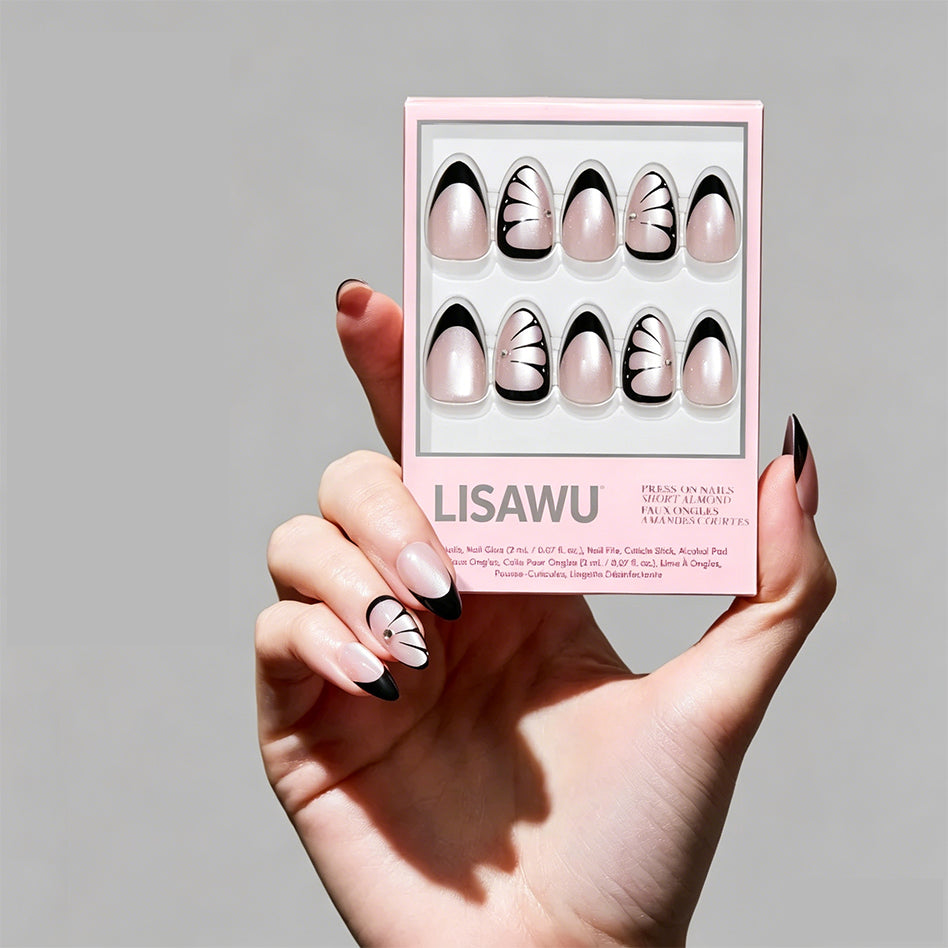 Butterfly Effect press-on nails in nude shade