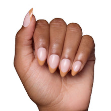 Café Crème press-on nail design - french tip style detail