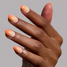 Candy Corn press-on nails close-up detail