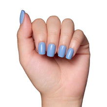 Cashmere Blue press-on nail bundle - full set view