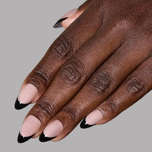 Caviar press-on nails - almond shape, short length