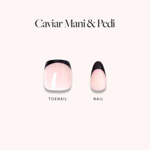 Lisawu Caviar Mani Pedi press-on nail bundle manicure close-up
