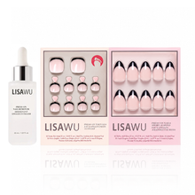 Caviar Mani Pedi press-on nails - natural shape, short length
