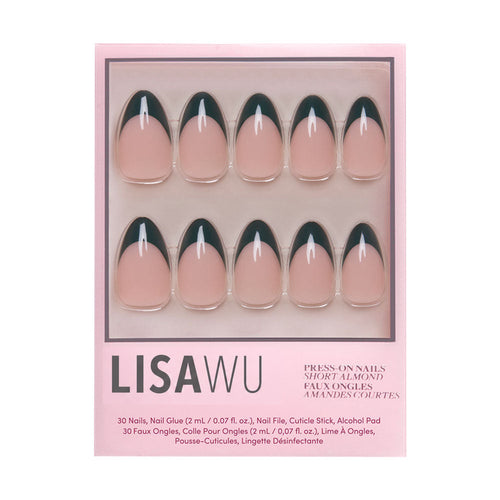 Château press-on nails with glossy finish