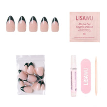 Château press-on nails - almond shape, short length