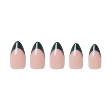 Château press-on nail design - french tip style detail