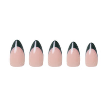 Château press-on nail design - french tip style detail