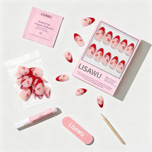 Cherry Bomb press-on nail design - accent nail style detail