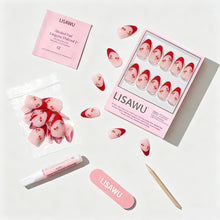 Cherry Bomb press-on nail design - accent nail style detail
