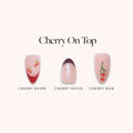 Lisawu Cherry On Top press-on nail bundle style selection