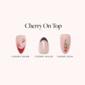 Lisawu Cherry On Top press-on nail bundle style selection