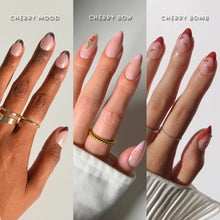Lisawu Cherry On Top press-on nail bundle manicure lifestyle photo