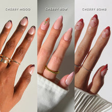 Lisawu Cherry On Top press-on nail bundle manicure lifestyle photo