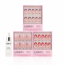 Cherry On Top press-on nails in pink shade