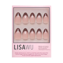 Chocolat press-on nails in nude shade