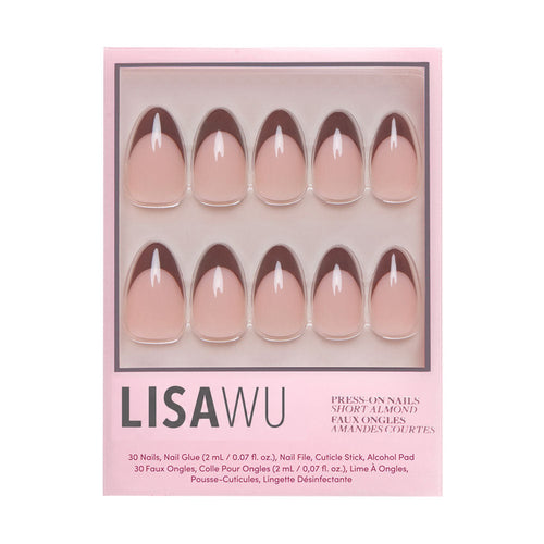 Chocolat press-on nails in nude shade