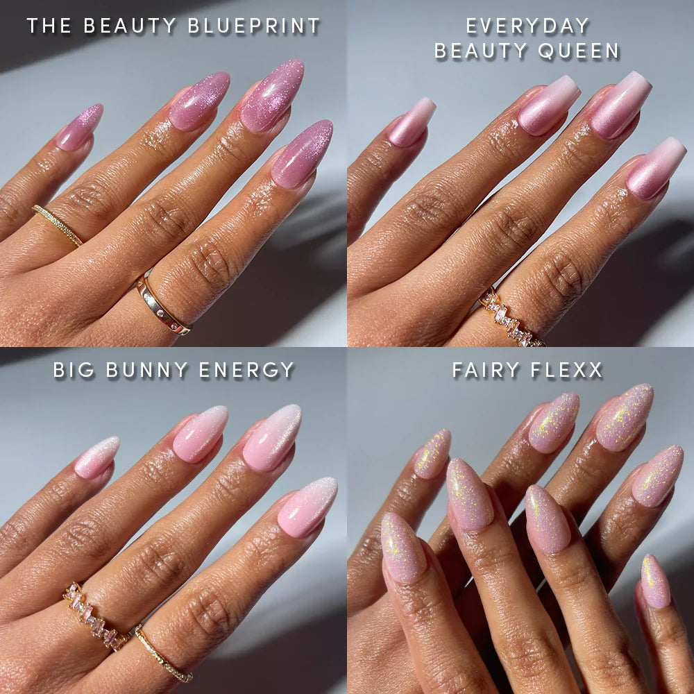 Lisawu CHRONICALLY PINK press-on nail bundle manicure lifestyle photo