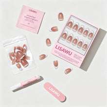 Class Act press-on nails - almond shape, short length