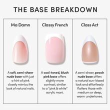 Class Act press-on nails - almond shape, short length