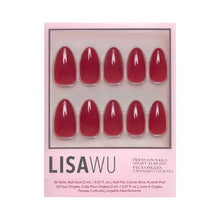 Classic Red press-on nails in red shade