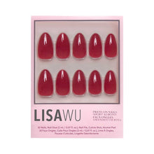 Classic Red press-on nails in red shade