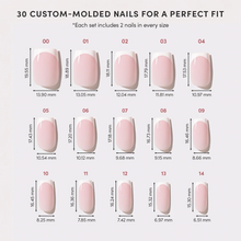 Classy French press-on nails product detail