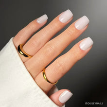 Clean Cut press-on nails in white shade