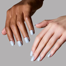 Clear Skies press-on nails with glazed finish