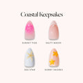 Lisawu Coastal Keepsakes press-on nail bundle style selection