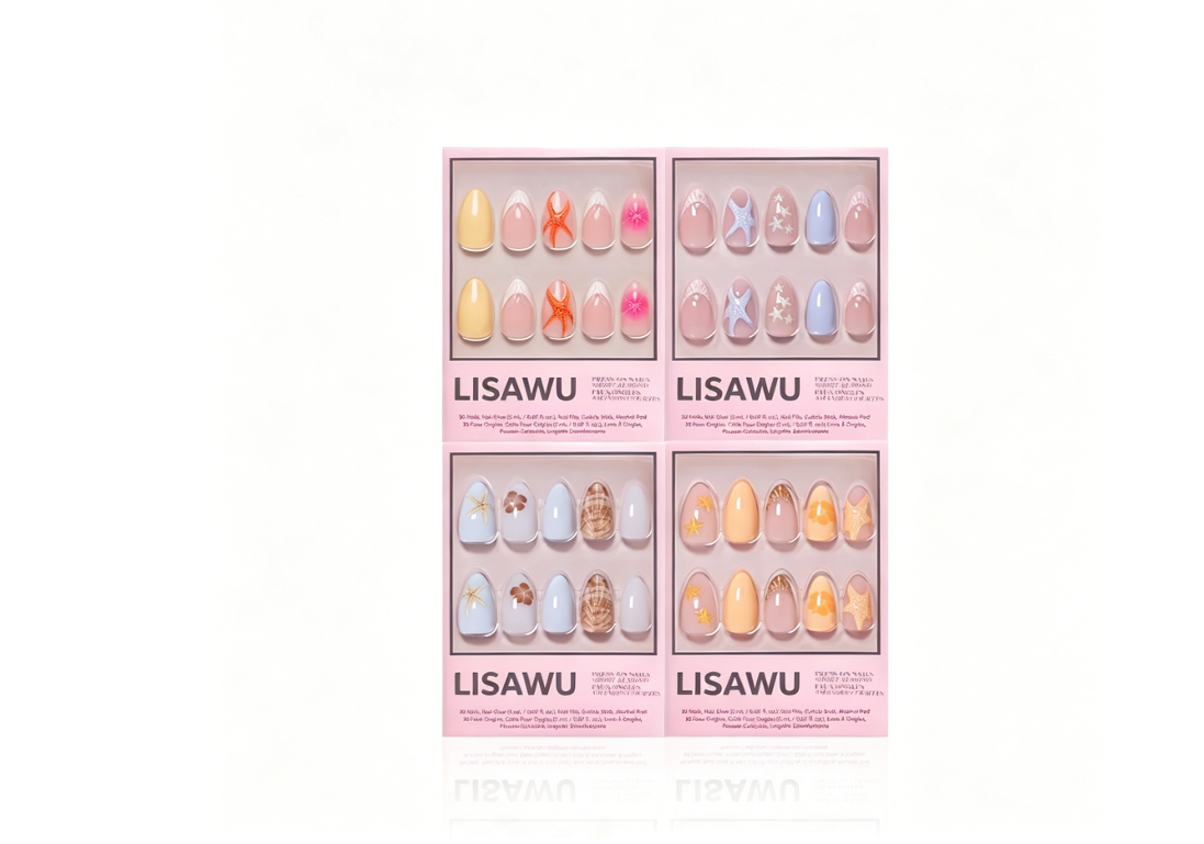 Coastal Keepsakes press-on nails in brown shade
