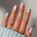 Cocoa & Kisses press-on nails in pink shade
