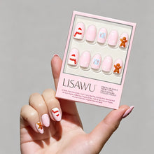 Cocoa & Kisses press-on nails with glossy finish