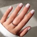 Cool Whip press-on nails in white shade