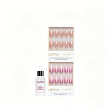 CORNER OFFICE press-on nails with glazed finish