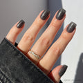 Cosmic press-on nails in black shade