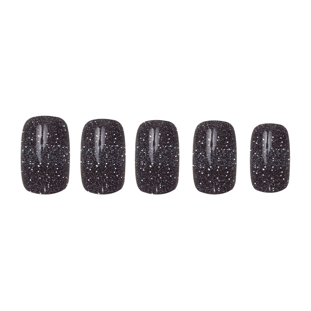 Cosmic press-on nails - squoval shape, short length