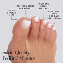 Creamer Toenail press-on nails with glossy finish