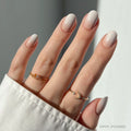 Creamer press-on nails in brown shade