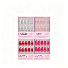 Cupid's Magnetic Hearts press-on nails in nude shade