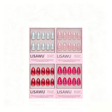 Cupid's Magnetic Hearts press-on nails in nude shade