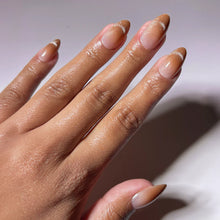 EARNED NOT GIVEN press-on nails in brown shade